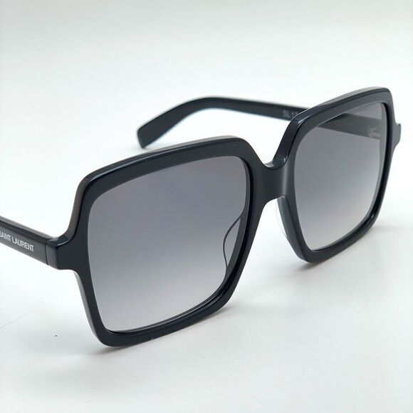 NEW Saint Laurent SL174 001 Black Gradient Oversized Women Sunglasses main image 7